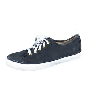 Sperry Seacoast Women Fashion Sneaker Size 8 Casual Walking Black Canvas‎
